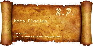 Mars Placida névjegykártya